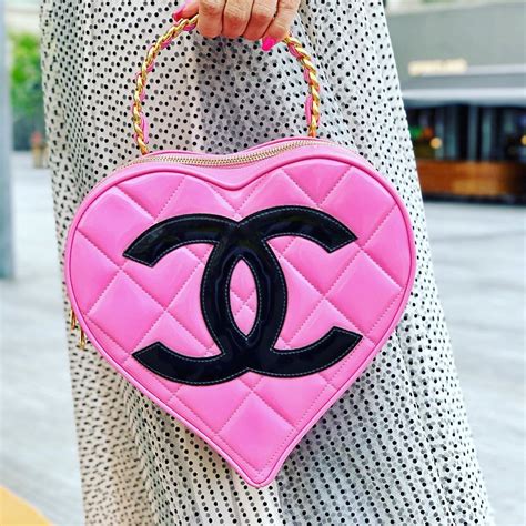 chanel heart bags|chanel heart shaped bag.